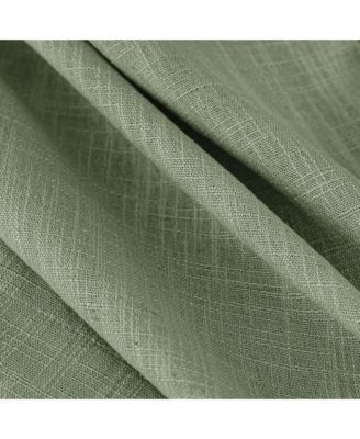 Linen Blend Privacy and Light Filtering Texture Grommet Pair(2 Panels)