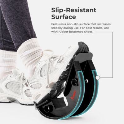 Calf & Hamstring Stretcher and Foot Rocker, Grey