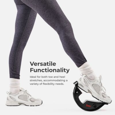 Calf & Hamstring Stretcher and Foot Rocker, Grey