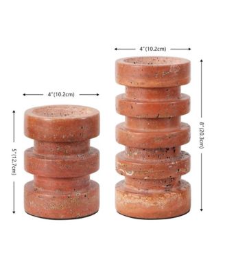 Capri Candle Holder Set 2