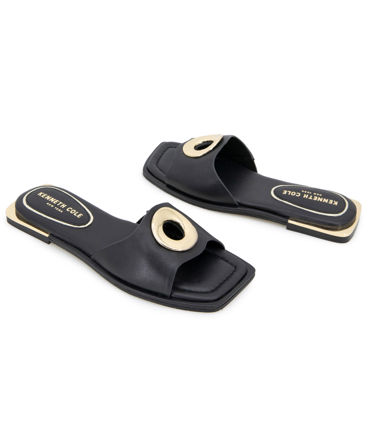 Kenneth Cole New York Women's Asher Flat Sandals In Black