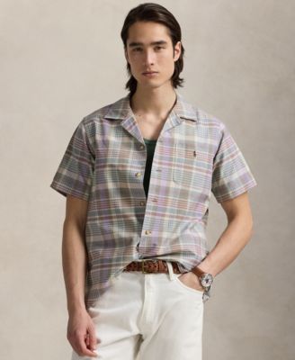 Polo Ralph Lauren - Men's Classic-Fit Plaid Oxford Camp Shirt