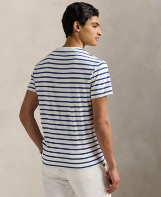 【POLO RALPH LAUREN】 Striped cotton jersey T-shirt P00765581.jpg