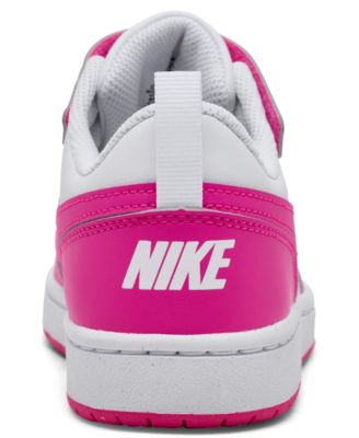 Little Girls Court Borough Low Recraft Fastening Strap Casual Sneakers from Finish Line