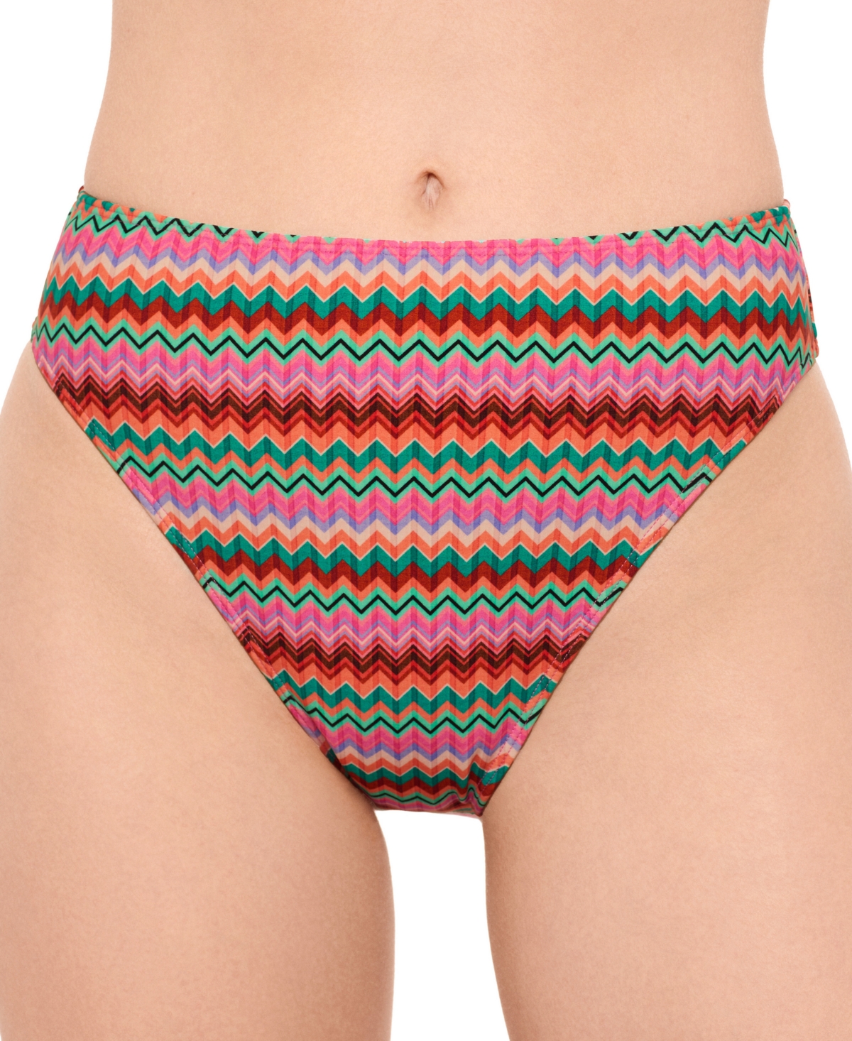 Salt + Cove Juniors' Cheeky High-waist Bikini Bottoms, Exclusively At Macy's In Multi