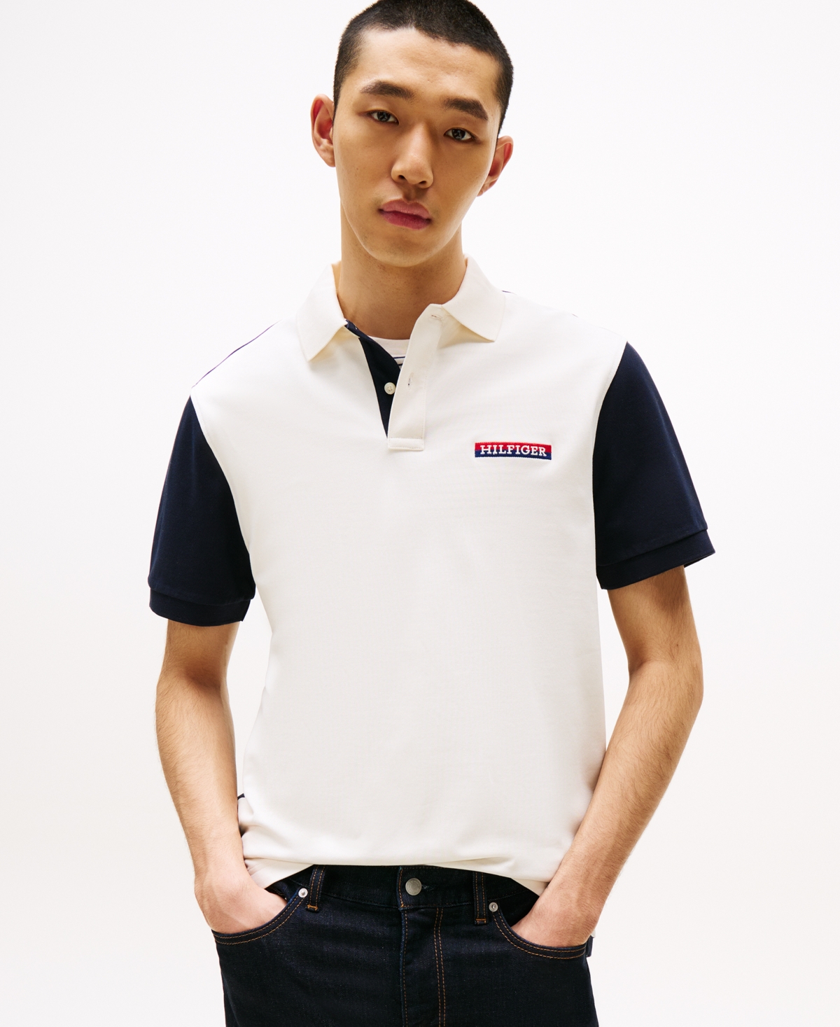 Tommy Hilfiger Men's Archive Colorblock Polo Shirt In Multi