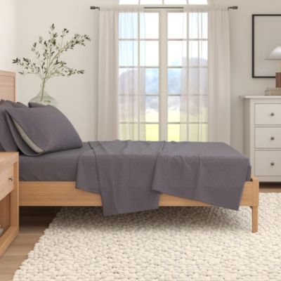 Linery & Co Cotton Blend Flannel Sheet Set