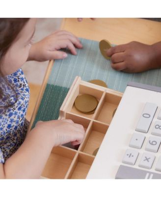 Kaplan Early Learning Dramatic Play Wooden Cash Register