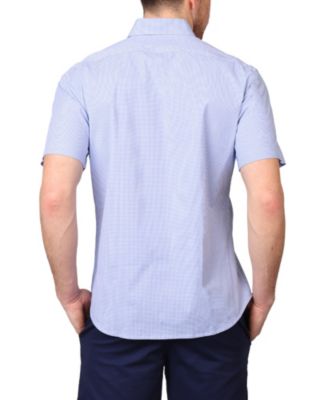 Men's Signature Micro Gingham Short Sleeve Shirt