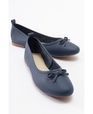 Florence Leather Ballerina Flats