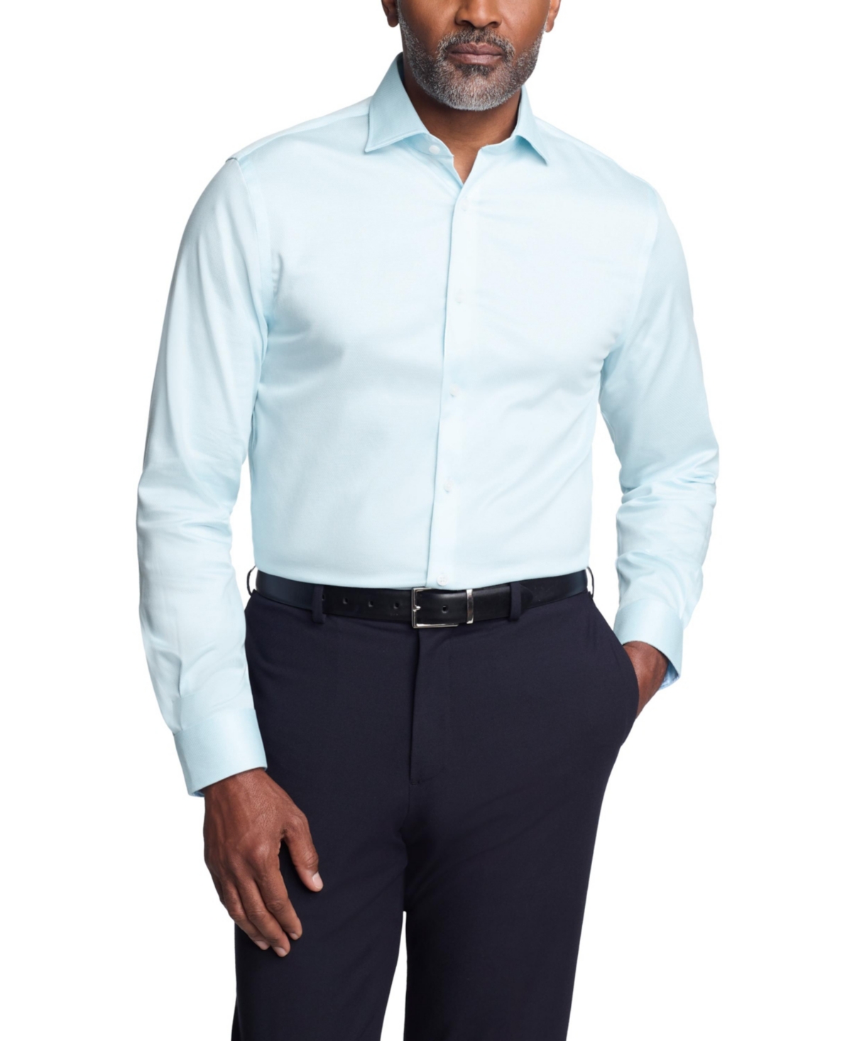 Michael Kors Men's Regular Fit Comfort Stretch Dress Shirt