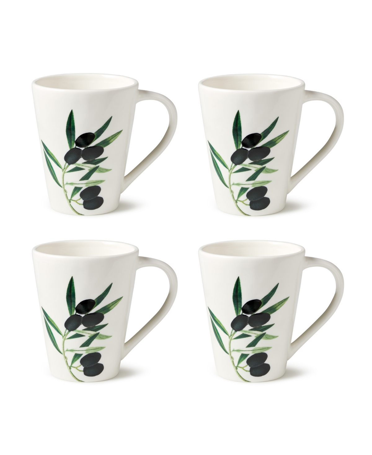 Certified International Olivia Set Of 4 Mugs In Multi
