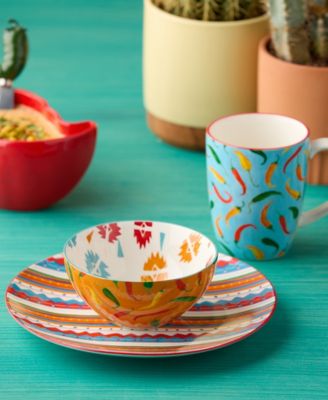 Caliente Mugs, Set of 6, Service for 6