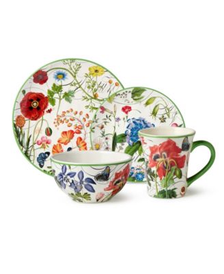 Greenhouse 16-Pc. Dinnerware Set, Service for 4
