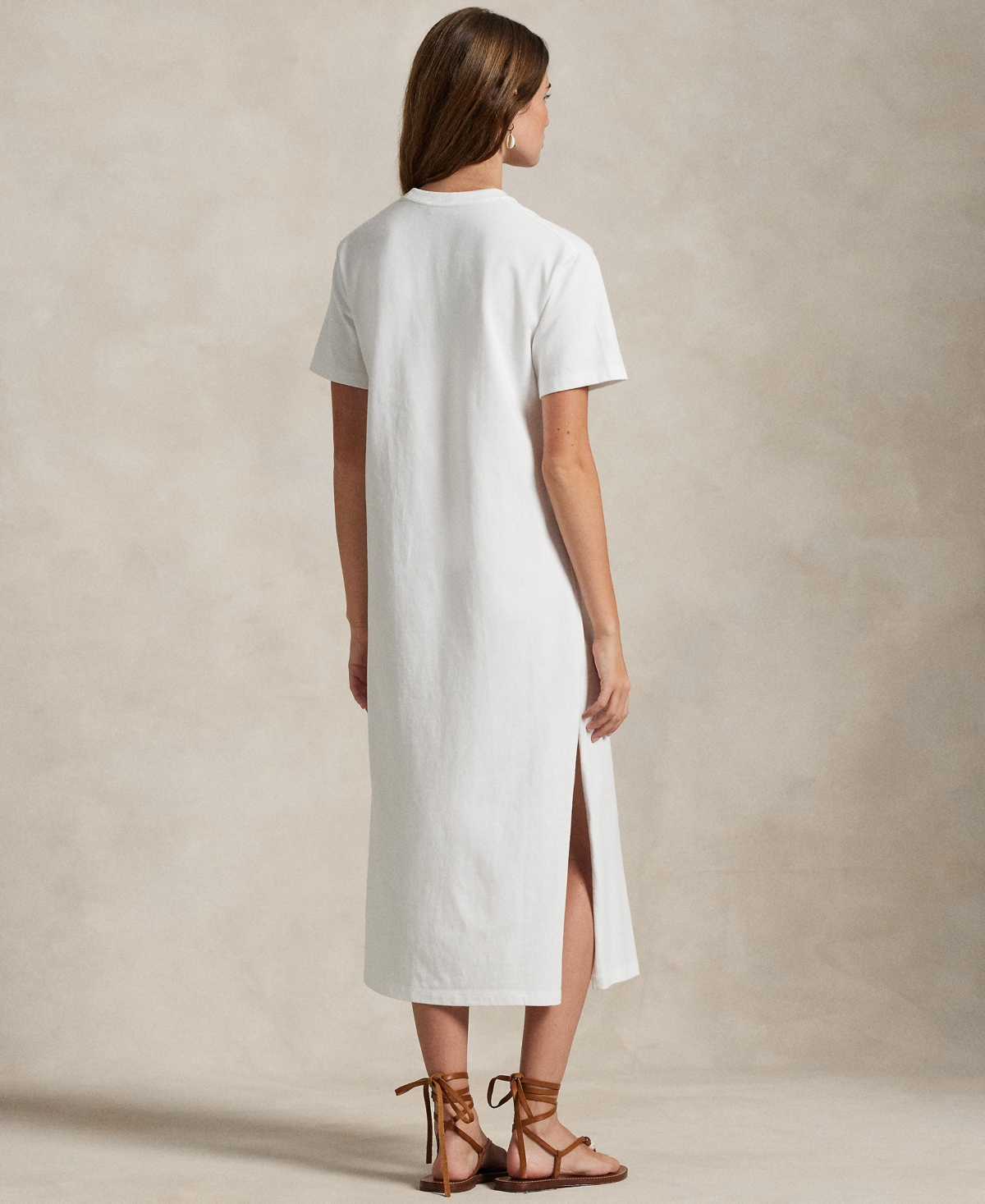 Polo Ralph Lauren Polo Pony Short-sleeved Dress In White
