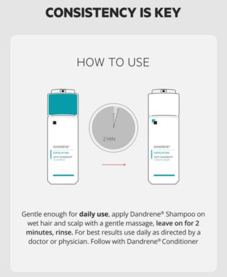 Dandrene Exfoliating Anti-Dandruff Shampoo, 205 ml