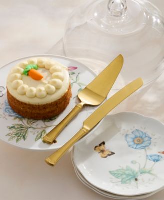 Portola Satin Gold 2-Pc. Dessert Set