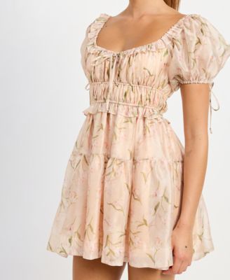 Women's Kimberly Shirred Mini Dress