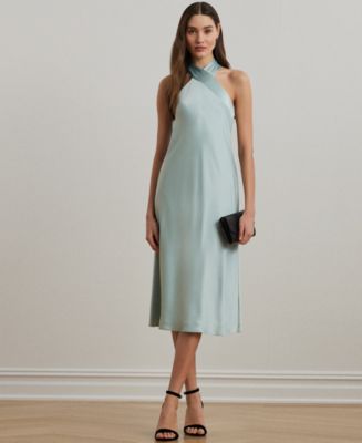【Lauren Ralph Lauren】Charmeuse Sleeveless Cocktail Dress Charmeuse Sleeveless Cocktail Dress