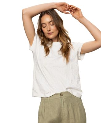 Women's Cotton Embroidered Perfect Tee