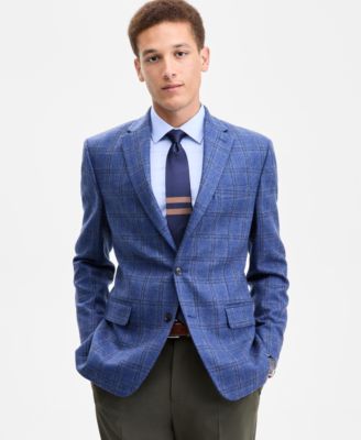 Tommy Hilfiger - Men's Modern-Fit Patterned Sport Coat