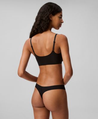 Women's Invisibles Microfiber Stretch Thong Underwear-D3428