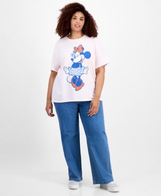 Trendy Plus Size Minnie Mouse Crewneck Tee
