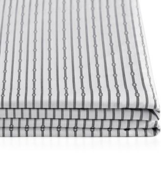 Printed 200-Thread Count Cotton Percale 3-Pc. Sheet Set, Twin XL