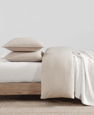 Monogram Matelasse 3-Pc. Duvet Cover Set, Full/Queen