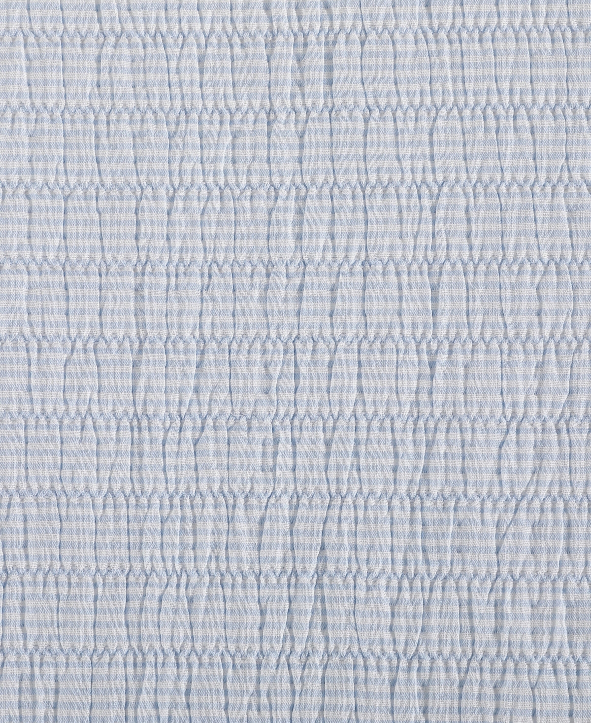 Tommy Hilfiger 136 Thread Count Ithaca Stripe Cotton Reversible Quilt Set In White,boathouse Blue