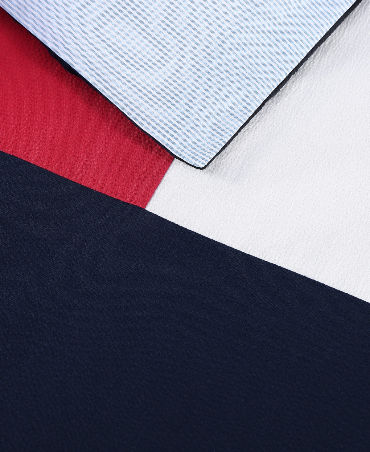 Tommy Hilfiger Iconic Anniversary Seersucker Duvet Cover Set In Core Navy,red,white