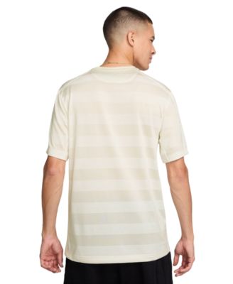  Men's Primary Dri-FIT Fitness Short Sleeve Striped Logo T-Shirt