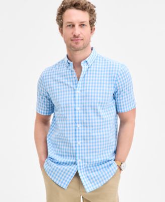 トップス c-boy style (vol.275)CLUB ROOM Club Room Men's Woven Gingham Shirt, Exclusively at Macy's