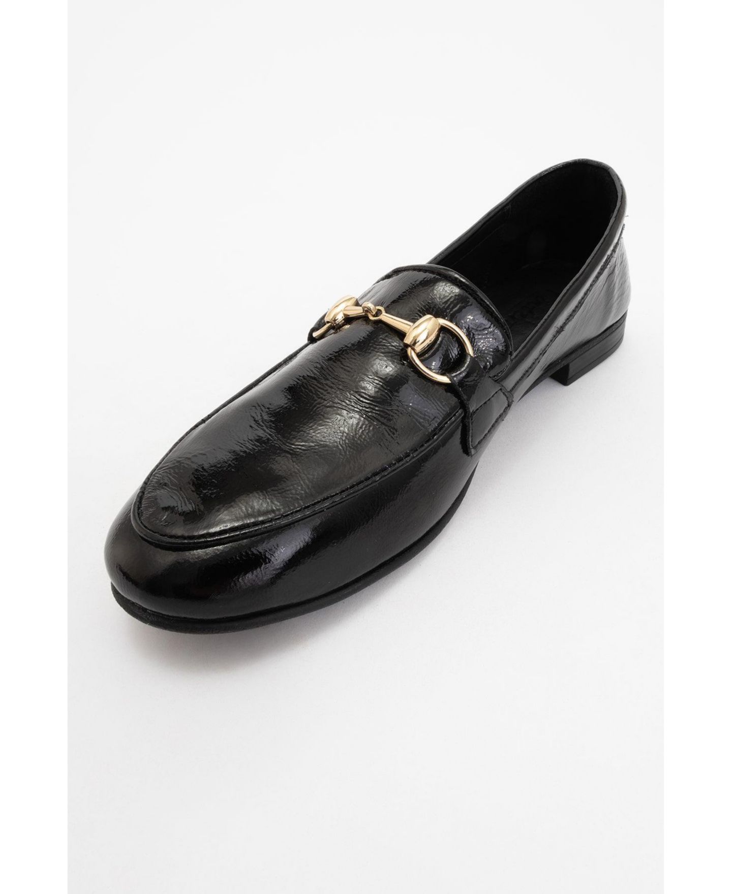 Женские туфли Forever & Always Shoes Rory Leather Bit, цвет: Чёрная лаковая кожа — фото 4