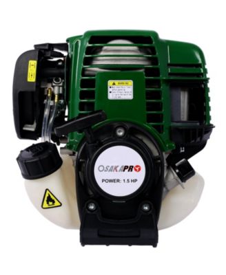 38CC 4 stroke Garden Tool System with Gas Pole Saw, Hedge Trimmer, Grass Trimmer, and Brush Cutter EPA Compliant Trimming Tool