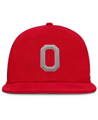 Men's Scarlet Ohio State Buckeyes On-Field Dugout True Performance Fitted Hat