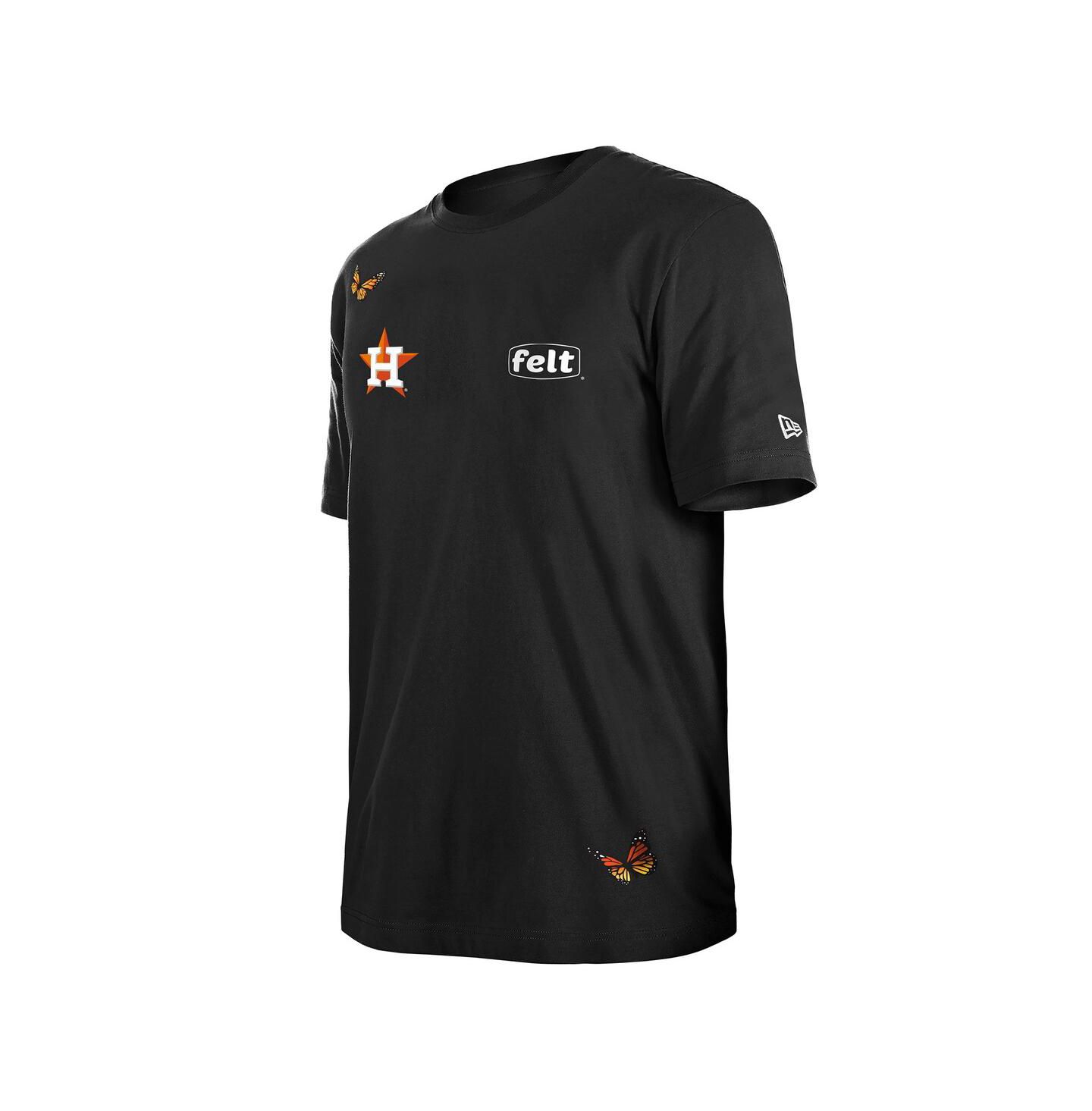 Мужская футболка New Era x Felt Black Houston Astros — фото 4