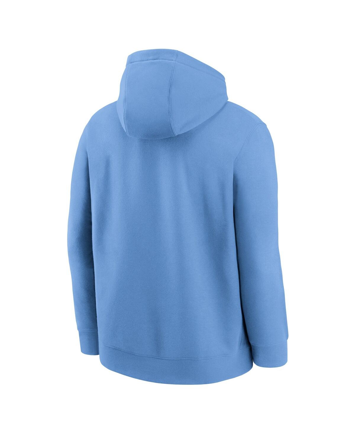 JORDAN MEN'S CAROLINA BLUE NORTH CAROLINA TAR HEELS BASKETBALL ARCH PULLOVER HOODIE 