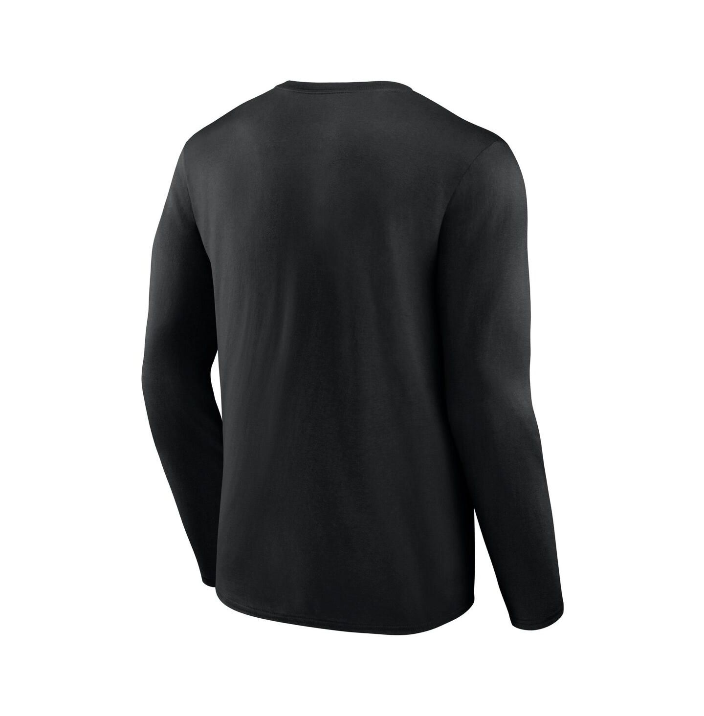 Мужская футболка Fanatics Black Los Angeles Kings Headline Long Sleeve — фото 2