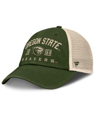 Fanatics - Men's  Olive Oregon State Beavers OHT Military Appreciation Frontier Trucker Adjustable Hat