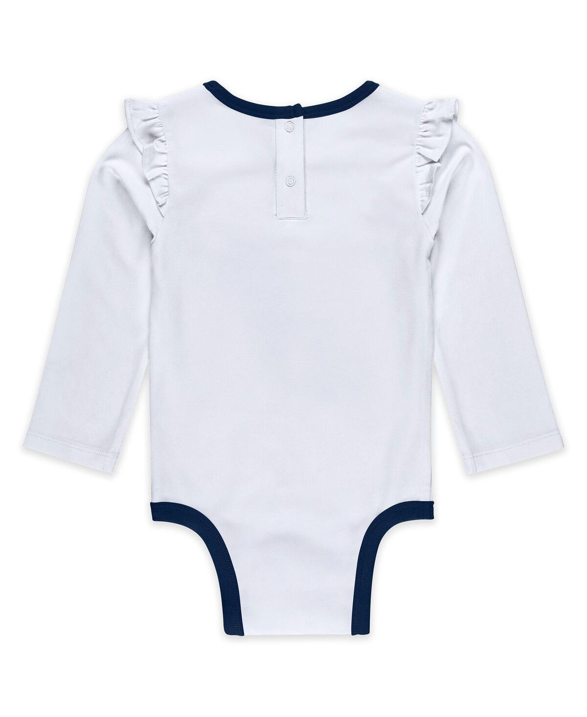 Wear By Erin Andrews Baby Boys And Girls 3-piece Houston Astros Tutu Set In White,navy