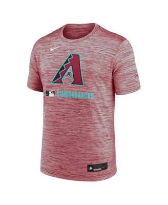 Men's Red Arizona Diamondbacks Authentic Collection Velocity Performance Practice T-Shirt