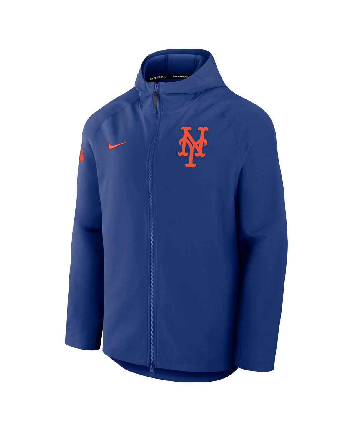 Nike Men's Royal New York Mets Authentic Collection Raglan Performance Full-zip Jacket In Royal