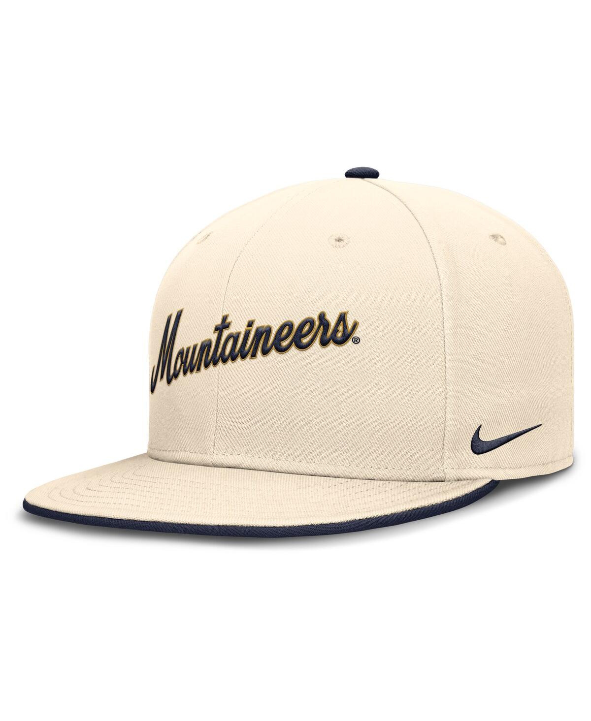 Nike Men's Natural West Virginia Mountaineers Primetime True Performance Fitted Hat In Natural