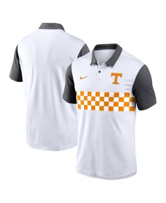 Nike - Men's White Tennessee Volunteers Campus Pattern Vapor Performance Polo