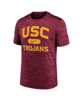 Men's Cardinal USC Trojans Velocity Mascot Performance T-Shirt