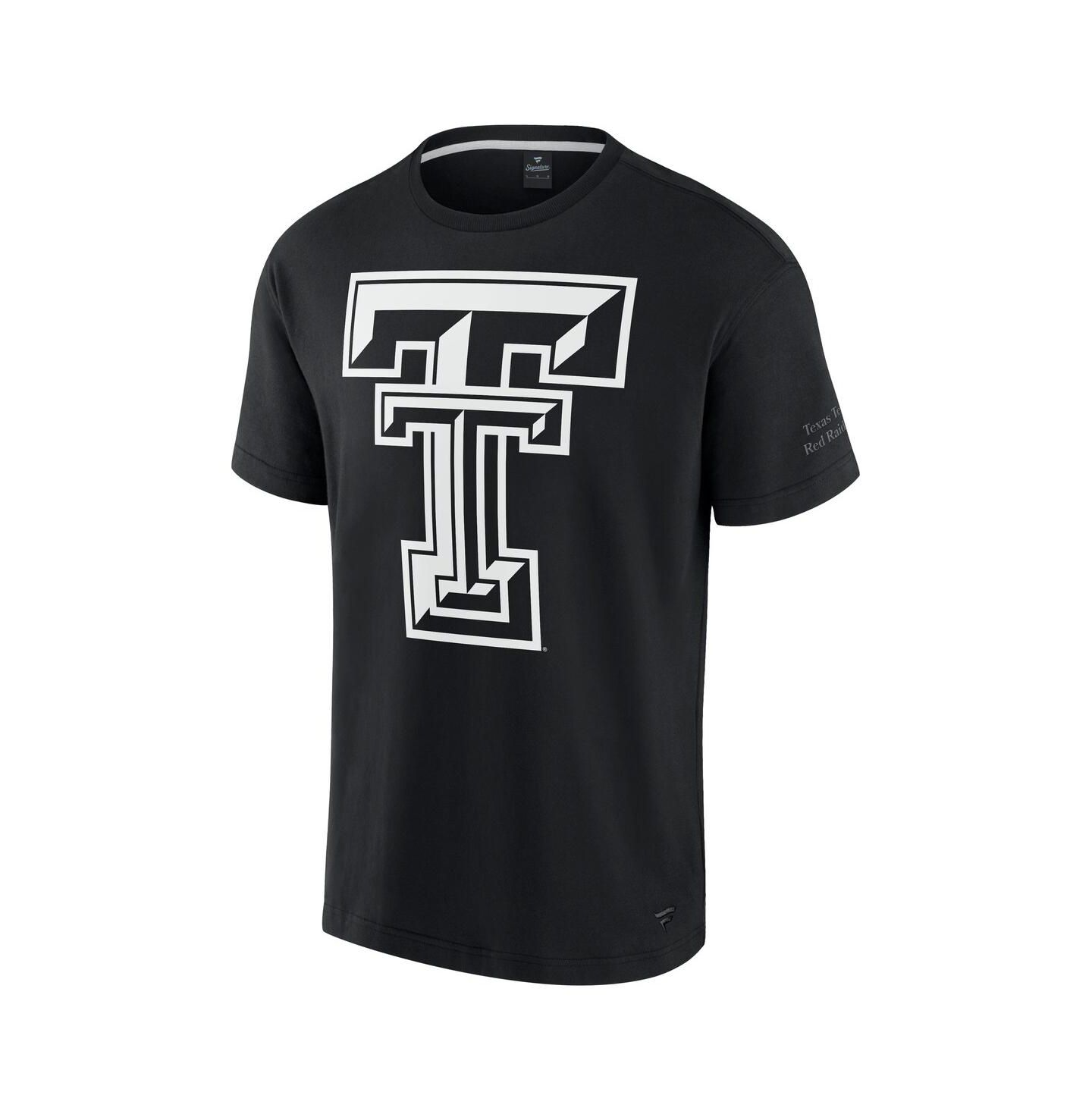 Мужская футболка Fanatics Black Texas Tech Red Raiders Iconic — фото 2