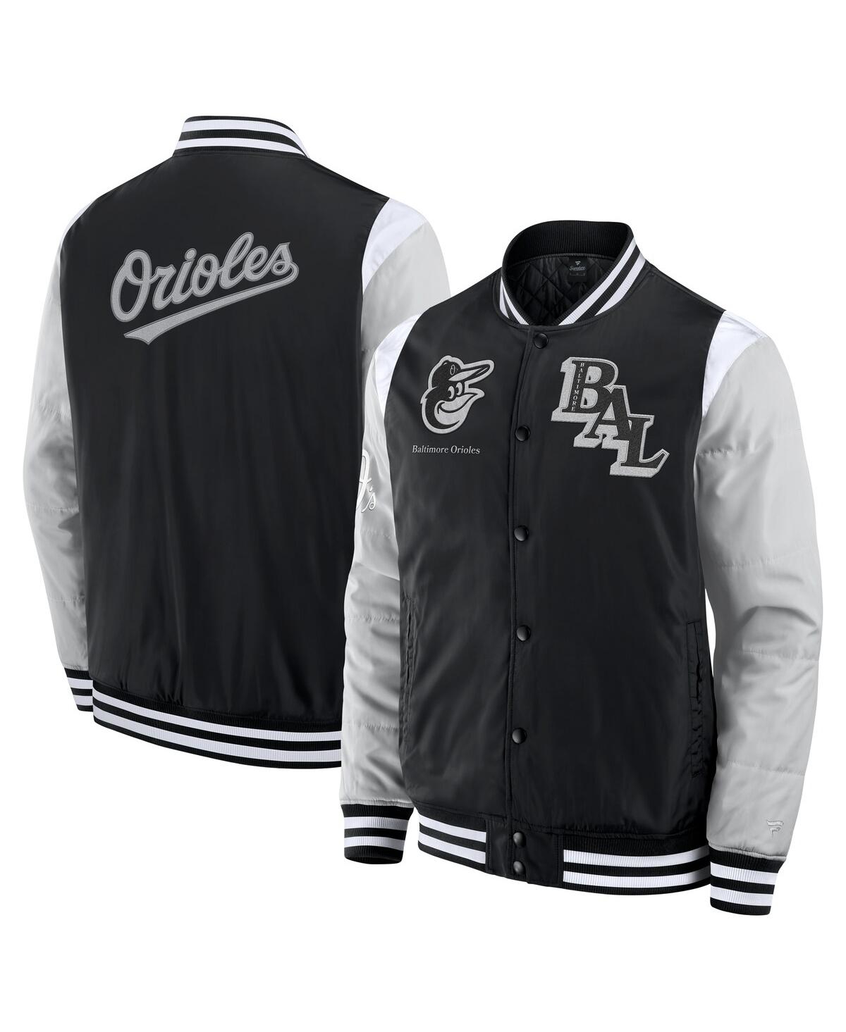 Fanatics Men's Black Baltimore Orioles Elements Elite Full-Snap Jacket - Black