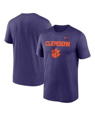 Nike - Men's Purple Clemson Tigers Lockup Legend Performance T-shirt