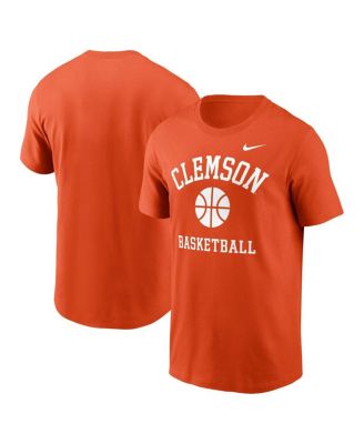 Nike - Men's Orange Clemson Tigers Basketball Icon T-shirt